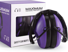 34dB NRR Hearing Protection Ear Muffs   Highest NRR Compact Design Ear Protectio