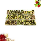  190 Pcs Blechmuttern Set Nietmutt Werkzeug Gewindeeinsatzmutter Stahlnietmutter