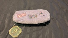 Brand New Faux Fur Wicked Pencil Case Green And Purple