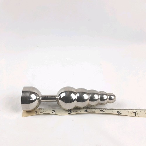 Anal Butt Plug STAINLESS Butt Plug Sex Toy For Women Men Couple Gift 6" Gemstone - Picture 7 of 9