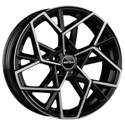 ALUFELGE GMP CARTESIO FUR INFINITI Q30 7X17 5X112 BLACK DIAMOND FX7