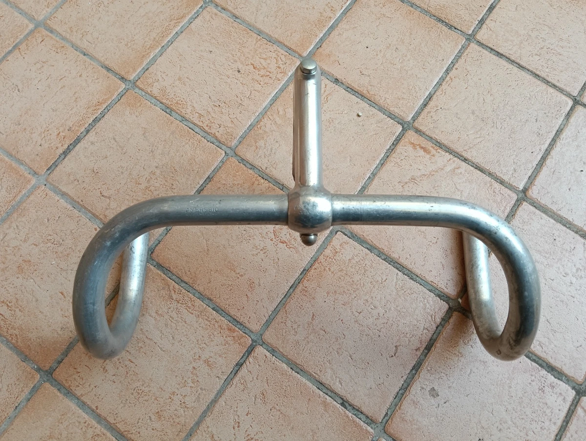 Manubrio Da Corsa Velo Exquisit In Alluminio - 485mm X 25,4mm - Argento - Leggero 280g - Foto 4
