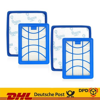4 Filter für Philips FC9747 9741 FC9745/09 PowerPro Expert Staubsauger FC8003/01