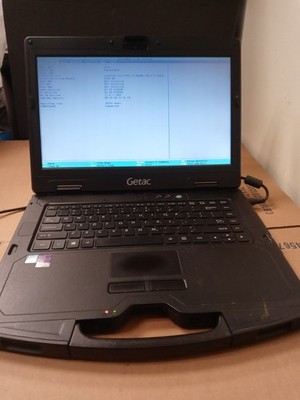 Getac S410 15'' Laptop i7-6500u 8gb Ram No Drives Boots Bios NO AC-ADAPTER 18747H