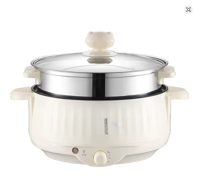 Non Stick Electric Pot 220V Multi Cooker Hot Pot Rice Cooker Double Layer