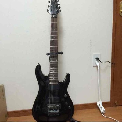 E-Gitarre Schecter USA Diamond Series 7-saitig schwarz