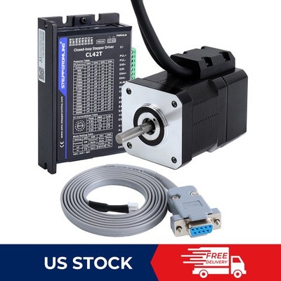 STEPPERONLINE 1 Axis Nema 17 Closed Loop Stepper Motor 42Ncm & Driver CNC Kit