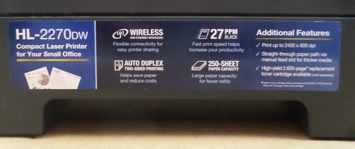 Brother HL-2270DW 2270-DW Laser USB Wireless Printer - Tested! 525 PG COUNT! - Picture 4 of 9