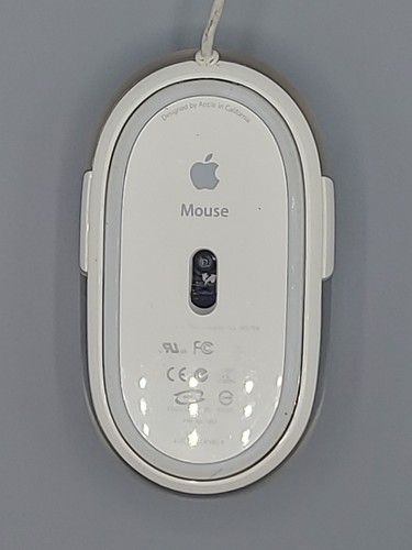 Apple White Aluminum USB Wired Keyboard A1243 and Apple wired Mouse M5769 - Picture 7 of 8