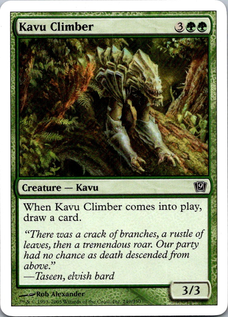 Kavu Climber C 9ED #249 NM MTG Magic