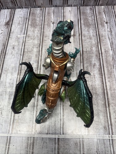 Chap Mei Drachen Figur Legends of Medieval Knights grün Sattel Spielzeug - Bild 5 von 7