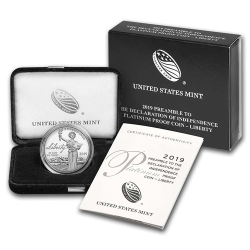 2019-W 1 oz Proof American Platinum Eagle (w/Box & COA) - Picture 3 of 3