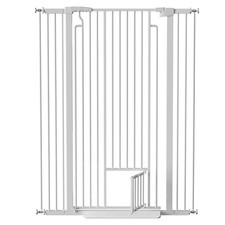 No Drill Dog Gate Height Adjustable Small Pet Cat Safety Door Pressure Mounted