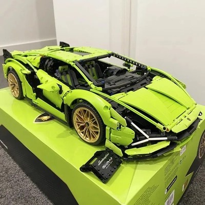 Bausteine TECHNIC - Lamborghini Sián FKP 37 | 3696 Teile (42115) ABS Plastikbausatz