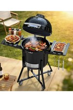 Kamado Charcoal BBQ Grill 121cm – Outdoor Garden Smoker, Roaster & Barbecue