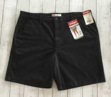 Wrangler Men  s Five Star Premium Shorts Black Regular Fit 7 Inch Inseam Size 36