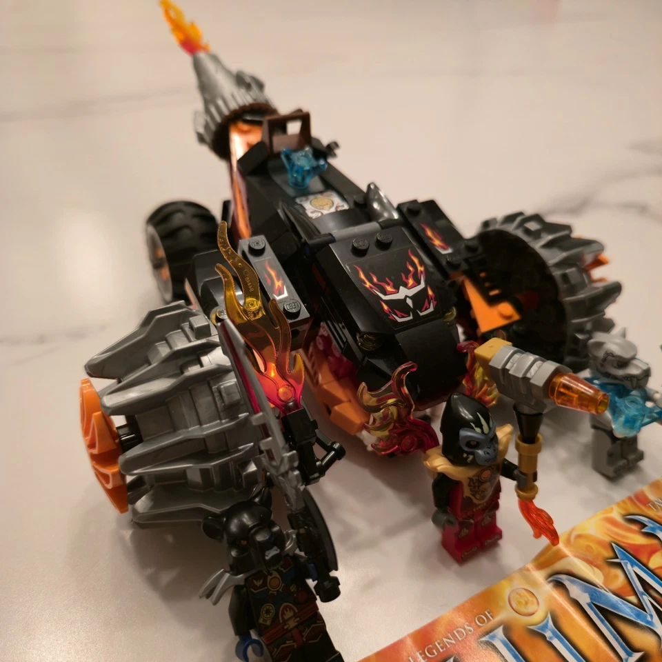 LEGO Chima 70222 Tormak’s Shadow Blazer w/ Instructions Almost Complete - Image 2 of 4