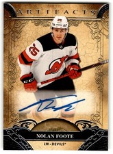2020-21 Upper Deck Artifacts Redemptions Nolan Foote Rookie Auto #XVIII New