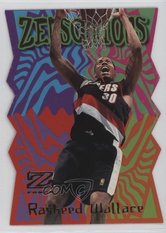 1997-98 Skybox Z-Force Zensations Rasheed Wallace #24ZN 0hj7