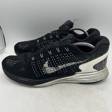 Nike Lunarglide 7 Black/White Men's Trainers Size 11 Running Shoes 747355-001