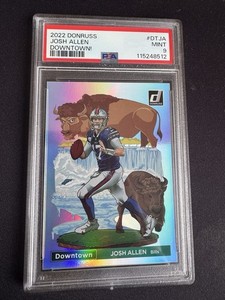 JOSH ALLEN 2022 PANINI DONRUSS DOWNTOWN PSA 9