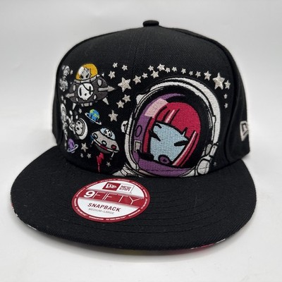 Tokidoki X New Era Baseball SnapBack Hat Outer Space Tatoo Girl Aliens Stars M/L