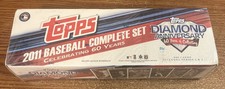 2011 Topps Baseball 60th Diamond Anniversary Factory Sealed Set Ripped Plastic