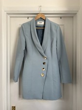 Women  s 4th And Reckless Light Blue Blazer Mini Dress Size 10