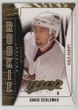 2009-10 Upper Deck MVP Gold Script /100 David Schlemko #357 Rookie RC 0a3