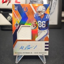 Michael Pittman Jr 2020 Panini Phoenix Rookie Orange RPA /75  