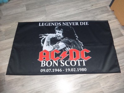 AC/DC Flag Flagge Poster Journey Scott Dio ZZ Top Krokus Rainbow Saxon