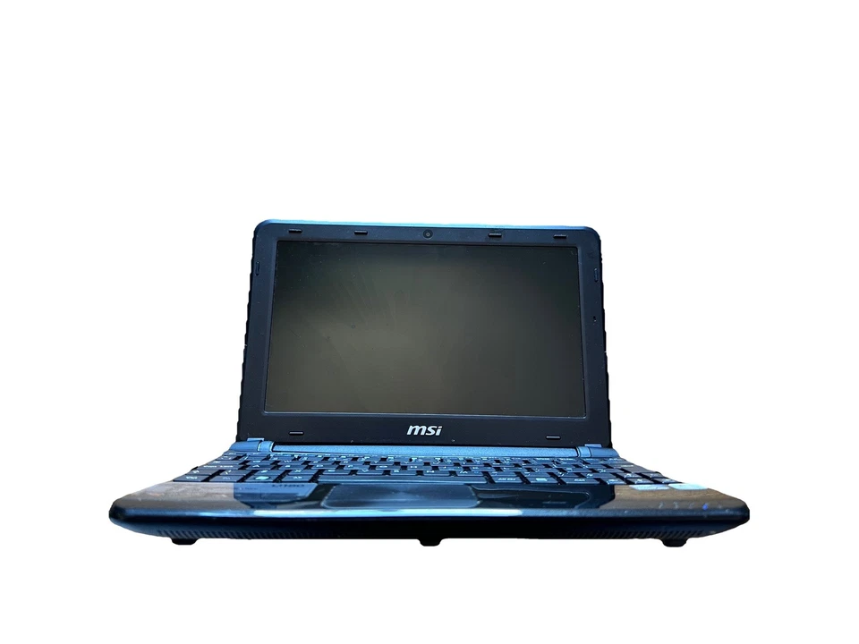 MSI U180 Vintage Laptop Intel Athlon N2600, 1GB RAM 320GB  HDD SpareRepair  - Image 4 of 4