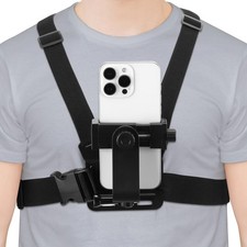 Arn s para el pecho con correa para tel fono m vil, clip para tel fono celular