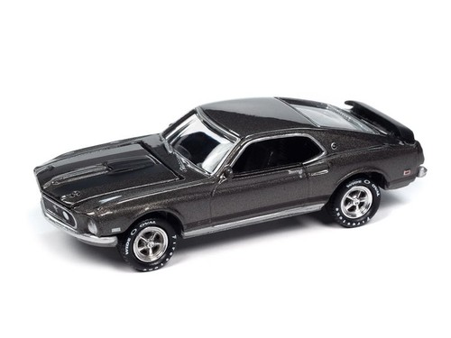 FORD Mustang Mach 1 - John Wick - 1969 - grey - Johnny Lightning 1:64 - Bild 2 von 6