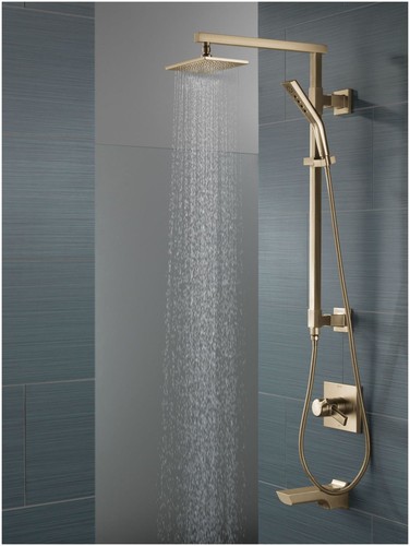 Delta 59799-PK Pivotal 1.75 GPM Multi Function Hand Shower - Lumicoat Stainless - Foto 5 di 5