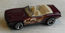 Hot Wheels 1969 Chevy Chevrolet Camaro Cabrio aubergine Flammen Flames HW ´69