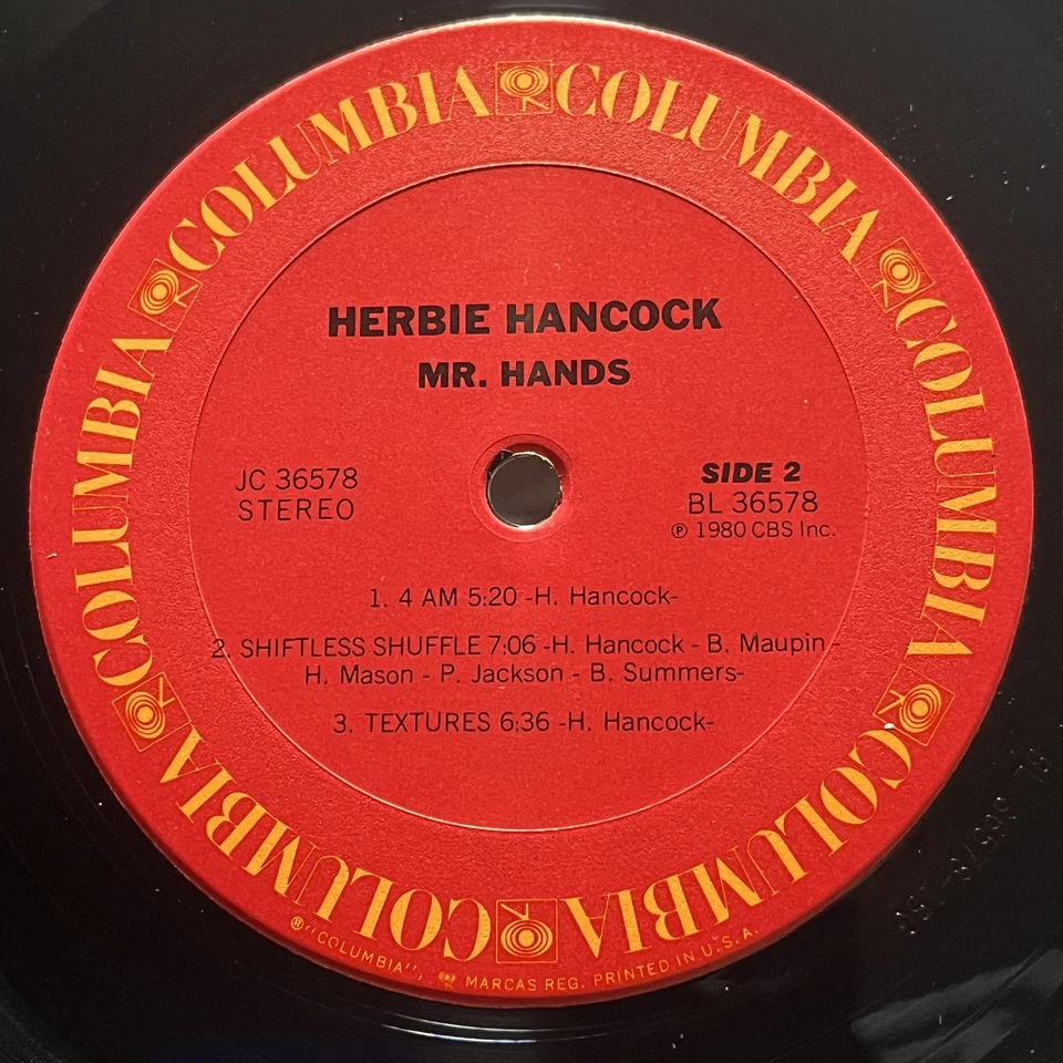 Jazz Herbie Hancock - Mr. Hands Columbia Foto 4 de 4