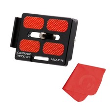 Black 60mm Universal Arca Plate Tripod Ball Head Quick Release Mount Adapter