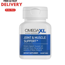 Omega XL Natural Joint Muscle Support Omega 3 Joint Pain Relief 60 Softgels