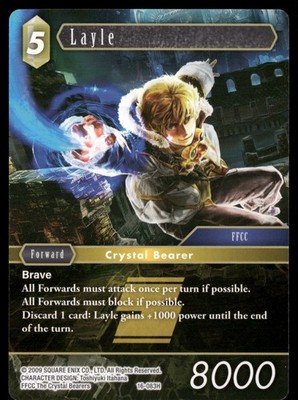 Layle 16-083H Emissaries of Light NM Final Fantasy TCG