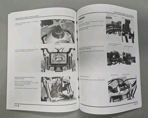 Honda ATC200X Service Manual 1983-1985 ATC 200 OEM Genuine NOS New - Picture 5 of 8