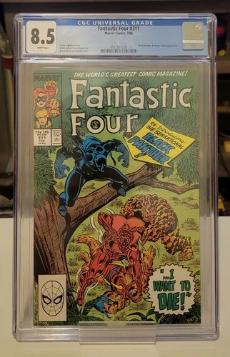 Fantastic Four Issue# 311 Marvel Comics 1988 CGC Graded 8.5 Comic Book