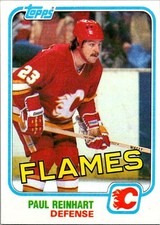 1981-82 Topps #28 Paul Reinhart
