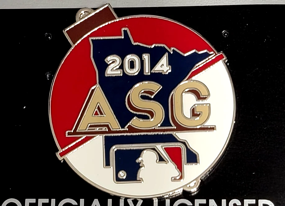 2014 MLB All Star Game Minnesota Logo Pin Target Field Derek Jeter's Last ASG - Image 2 of 2