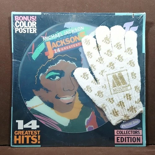 MICHAEL JACKSON Glove Lp SEALED ORIGINAL PICTURE DISC collectors edition 1984