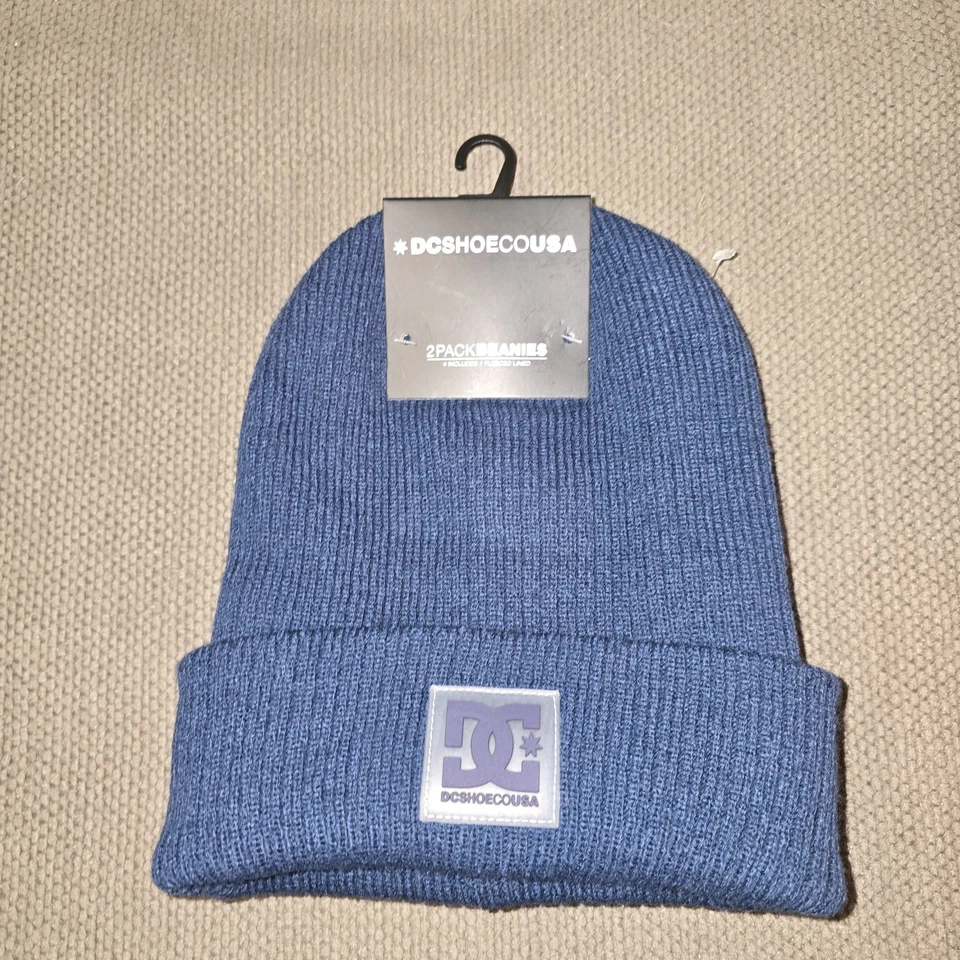 Pack de 2 gorros DCshoescoUSA AZUL Y AZUL MARINO Foto 4 de 4