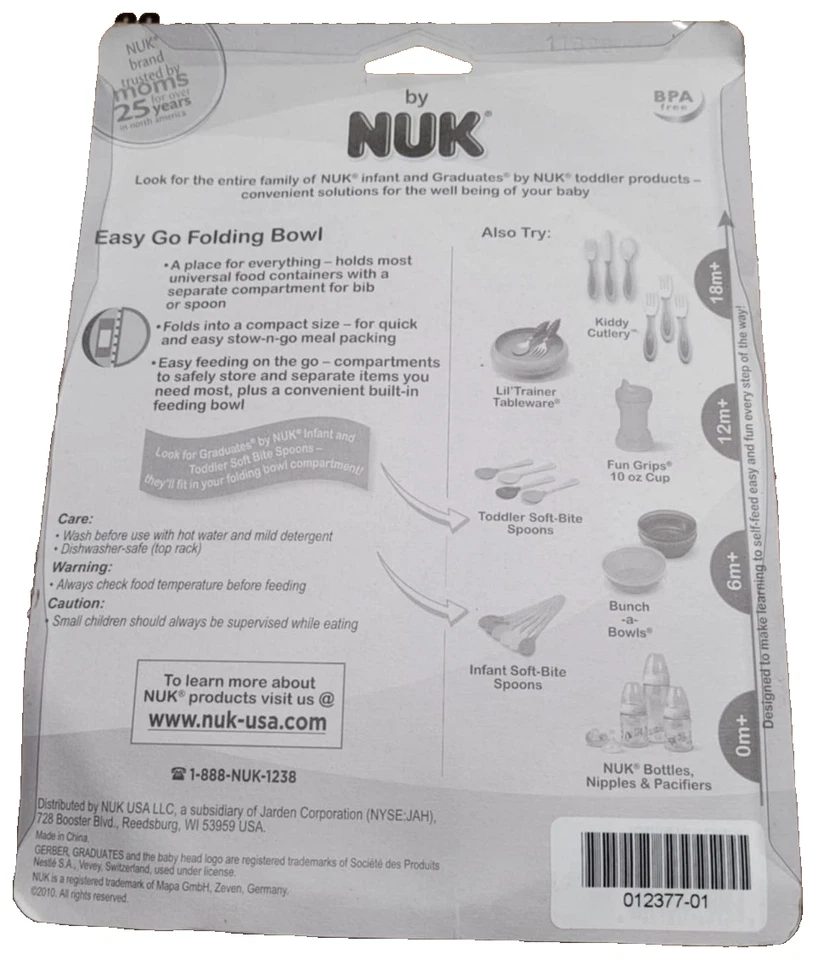 Cuenco plegable Gerber Graduates Easy Go Foto 3 de 3