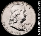 1949 Silver Franklin Half Dollar - Uncirculated  Lustrous  No Reserve  #i7654