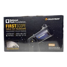 New Celestron First Scope Table Top Telescope National Park Foundation 22025