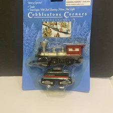 Cobblestone Corners Collectibles C & C Railways Train Engine + Tender